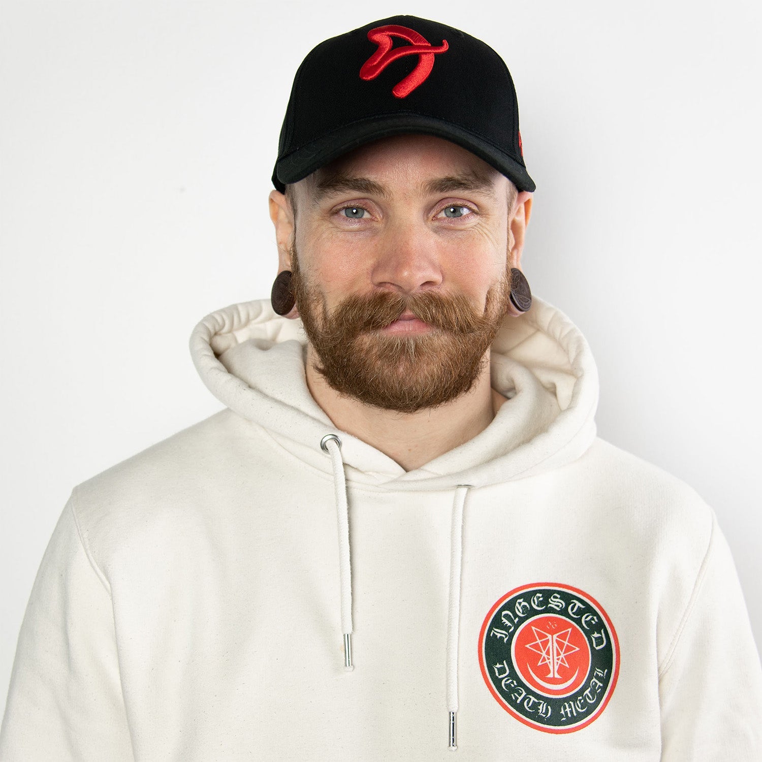 arozzi-apparel-sport-cap-basecap-schwarz-rot-verstellbar image 2