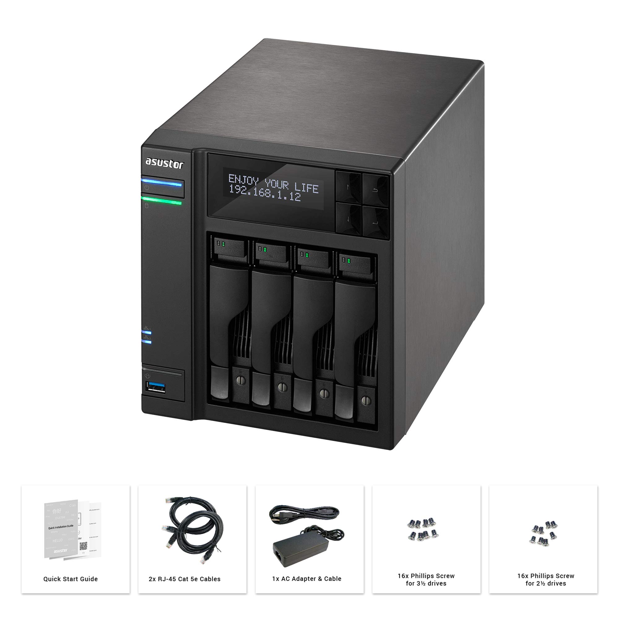 asustor-as6404t-nas-system-4-bay-8gb-ram-4k-hdmi image 5