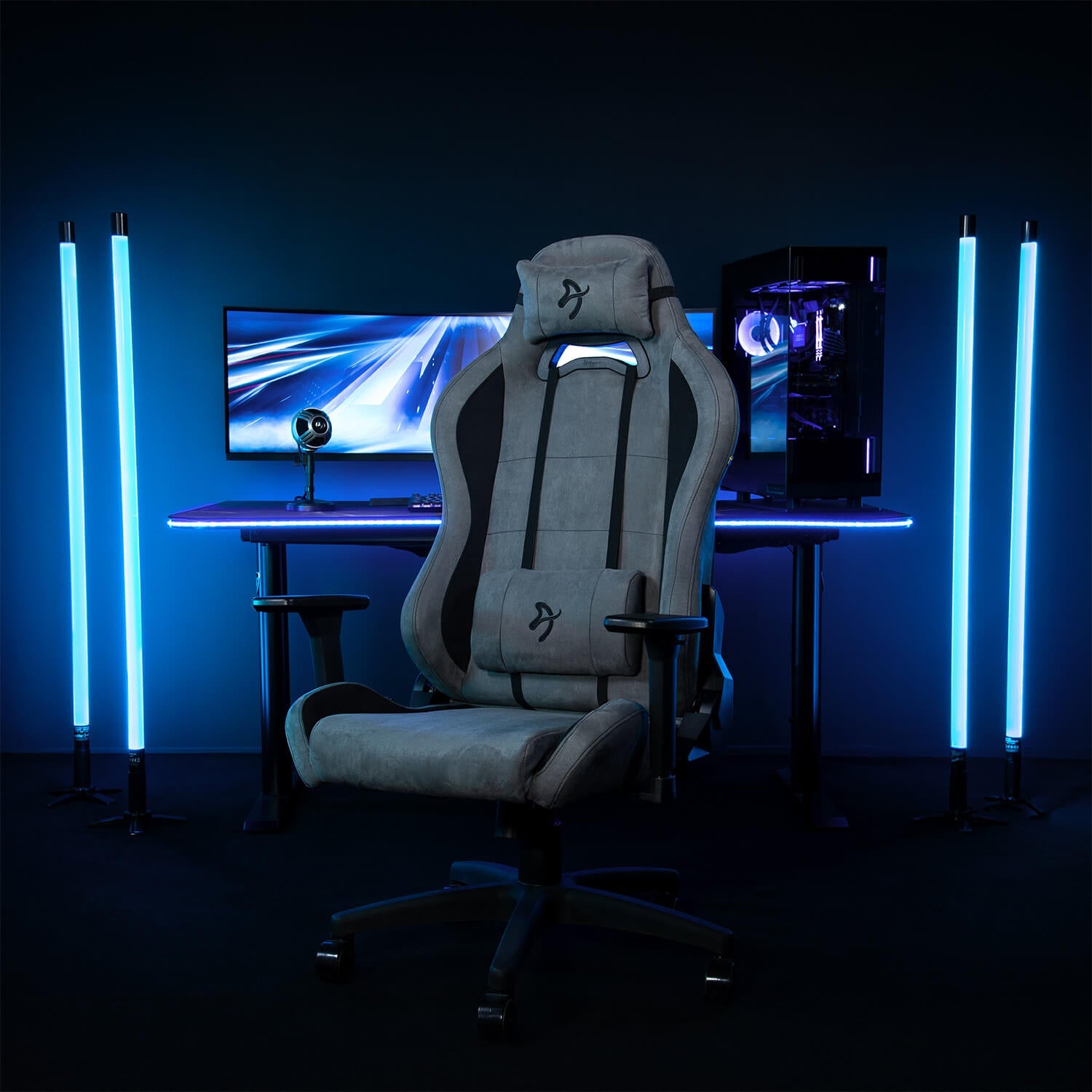 arozzi-torretta-supersoft-gaming-stuhl-stoff-atmungsaktiv image 2