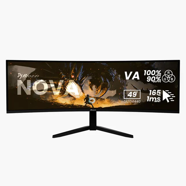 arozzi-nova-49-curved-gaming-monitor-weiss-165hz image 1