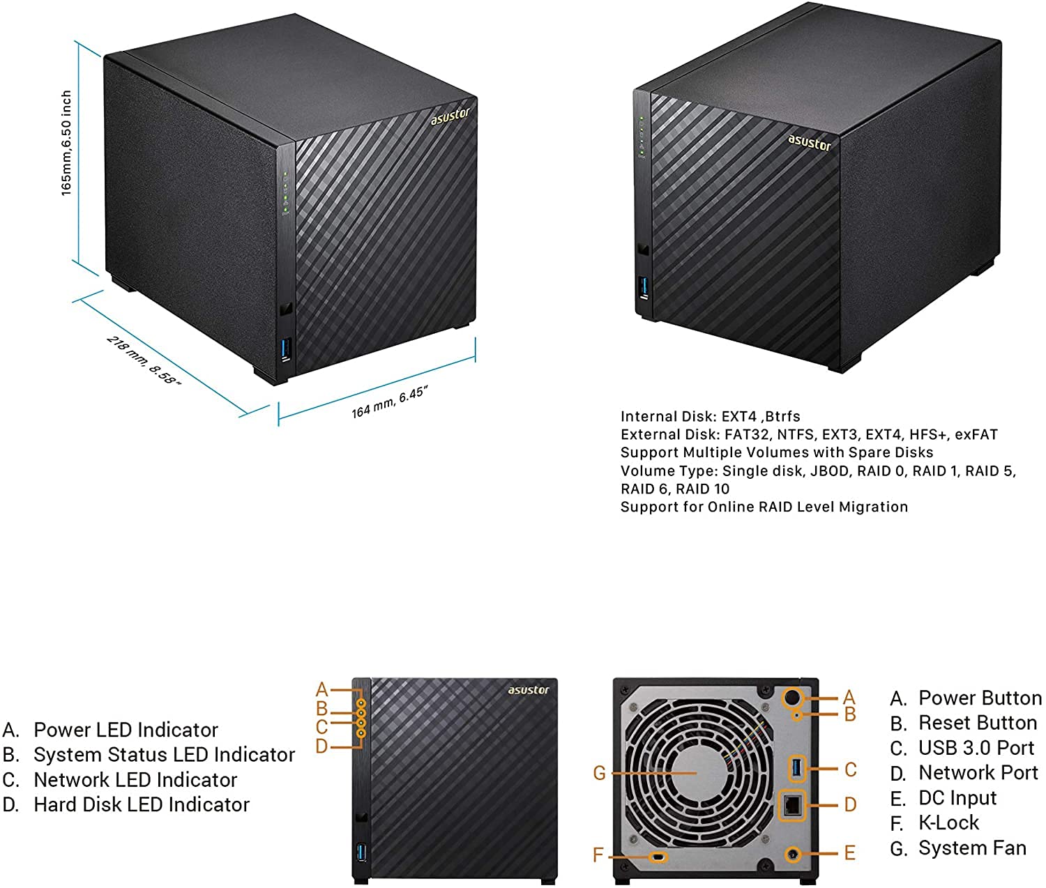asustor-as1004t-v2-nas-system-4-bay-einsteiger-nas image 3