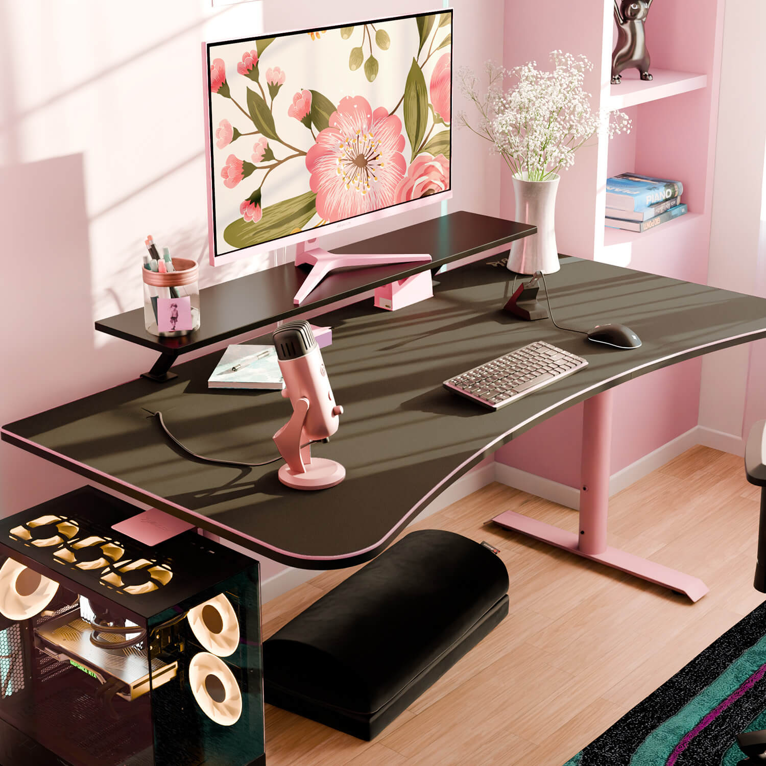 arozzi-desk-riser-large-monitorerh-hung-schwarz image 2