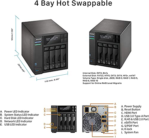 asustor-as7004t-i3-4-bay-nas-geh-use-intel-i3-hot-swap image 7