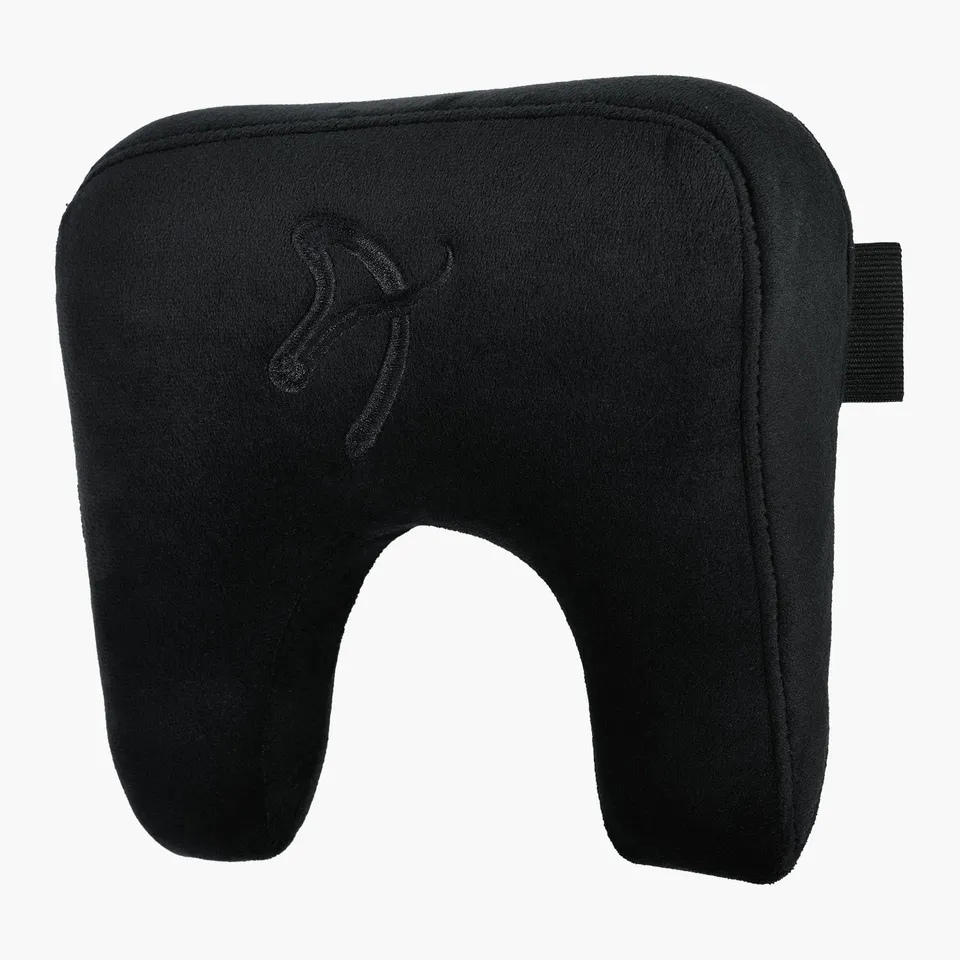 arozzi-neck-support-pillow-nackenkissen-velvet-black image 1