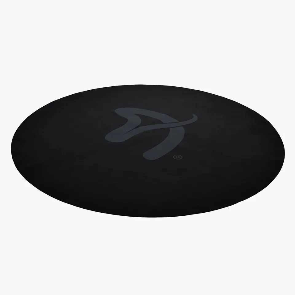 arozzi-zona-round-bodenschutzmatte-schwarz-grau-waschbar image 1