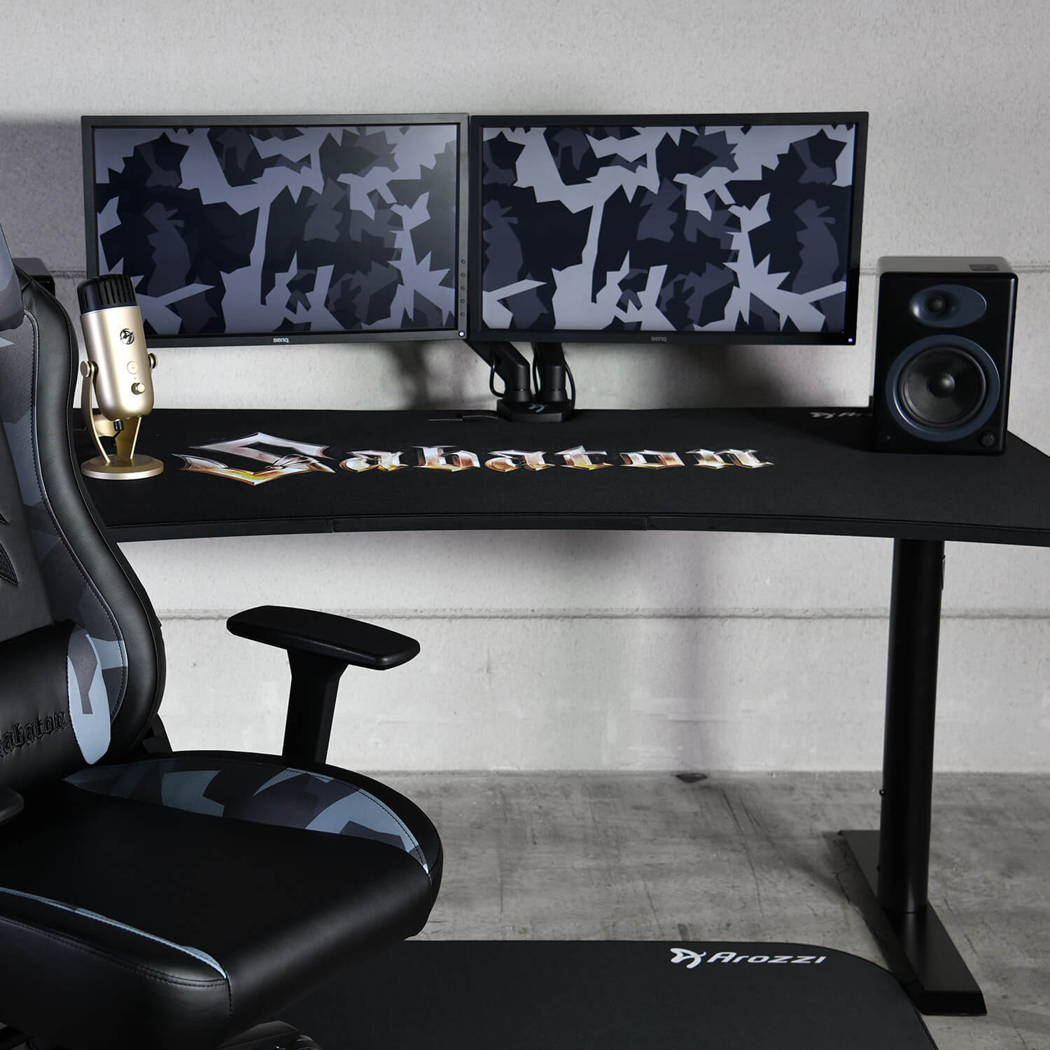 arozzi-arena-sabaton-edition-gaming-tisch-mauspad image 6