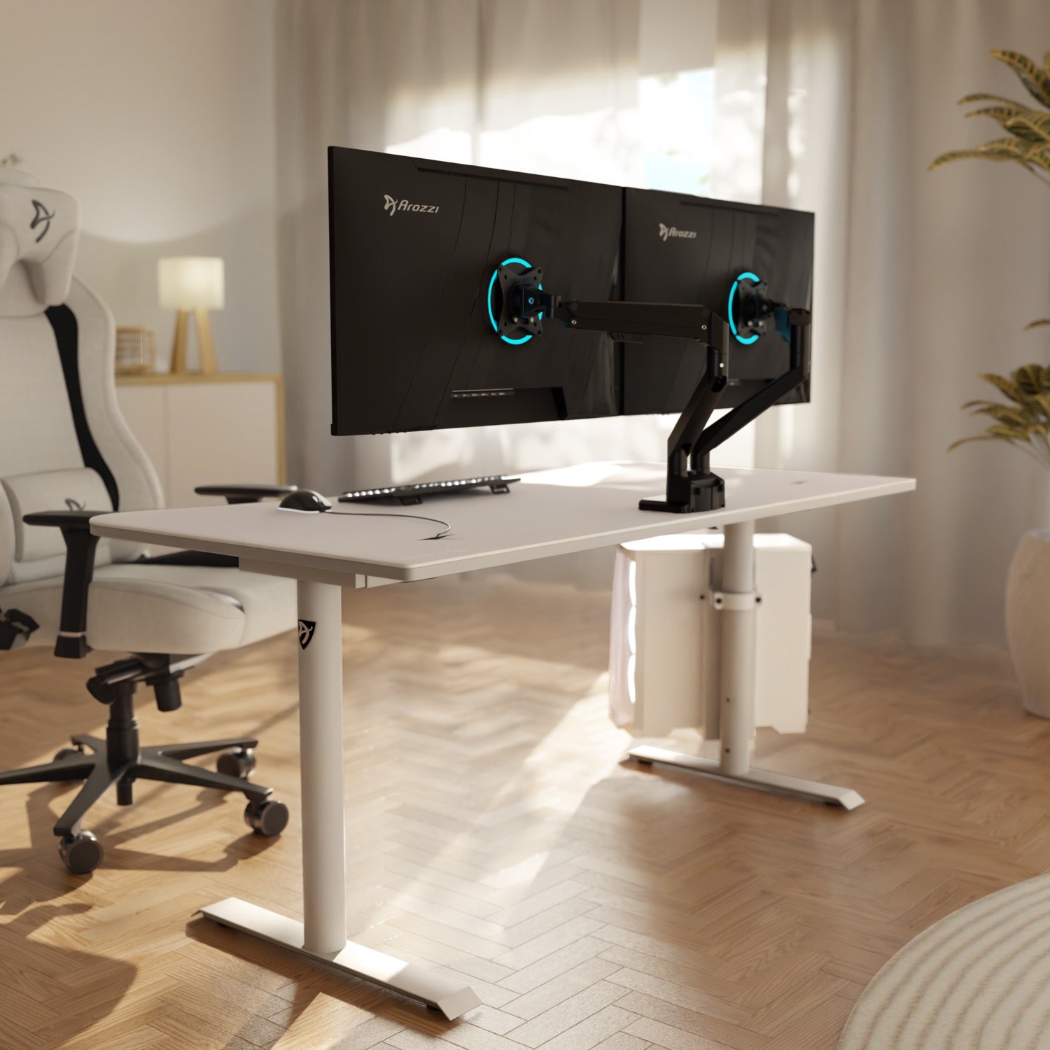 arozzi-alzare-neo-duo-monitorarm-f-r-2-monitore image 8