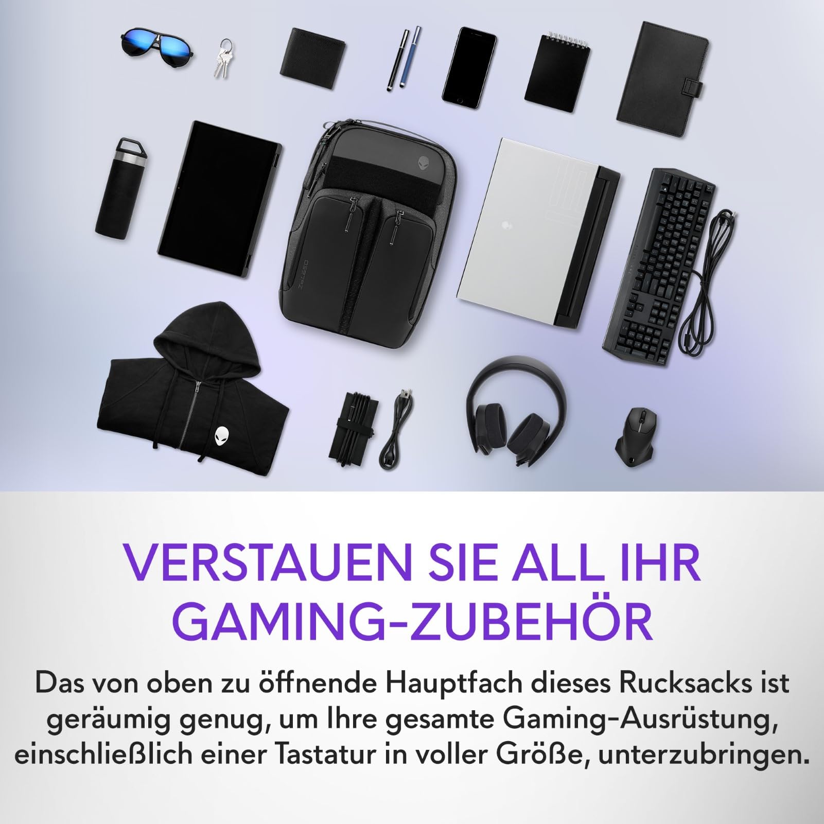 alienware-aw523p-horizon-utility-rucksack-galaxyweave-black image 2