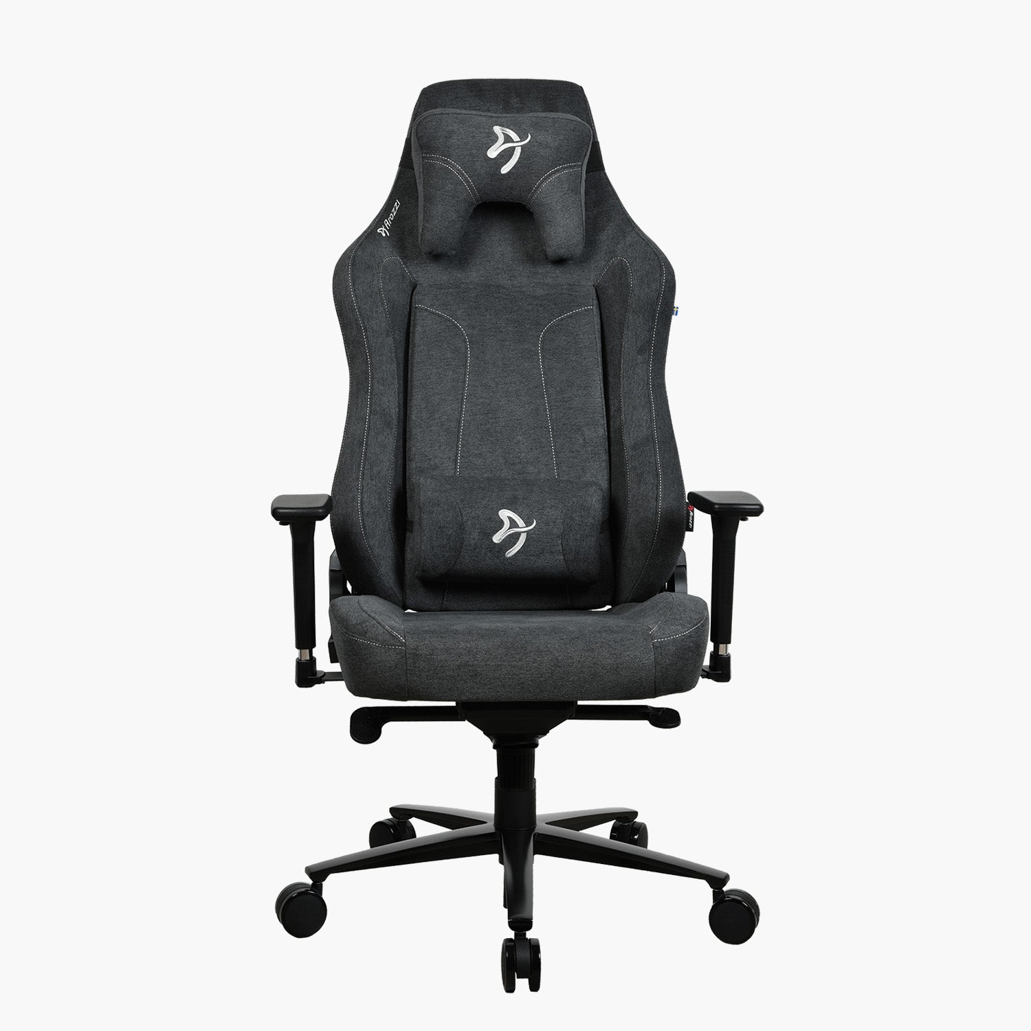 arozzi-vernazza-xl-soft-fabric-gamingstuhl-dark-grey-stoff image 3