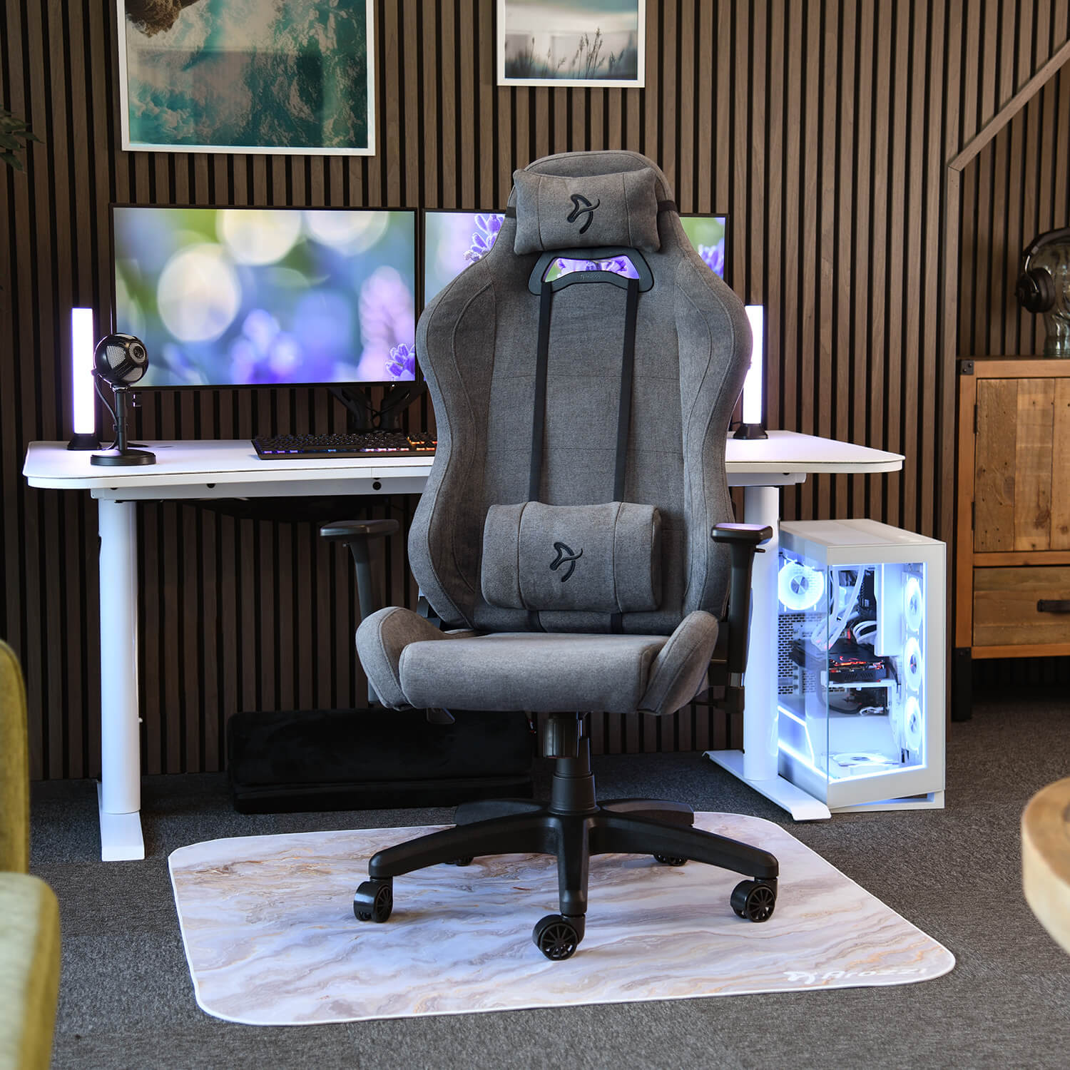 arozzi-torretta-soft-fabric-gaming-stuhl-stoff-ergonomisch image 2