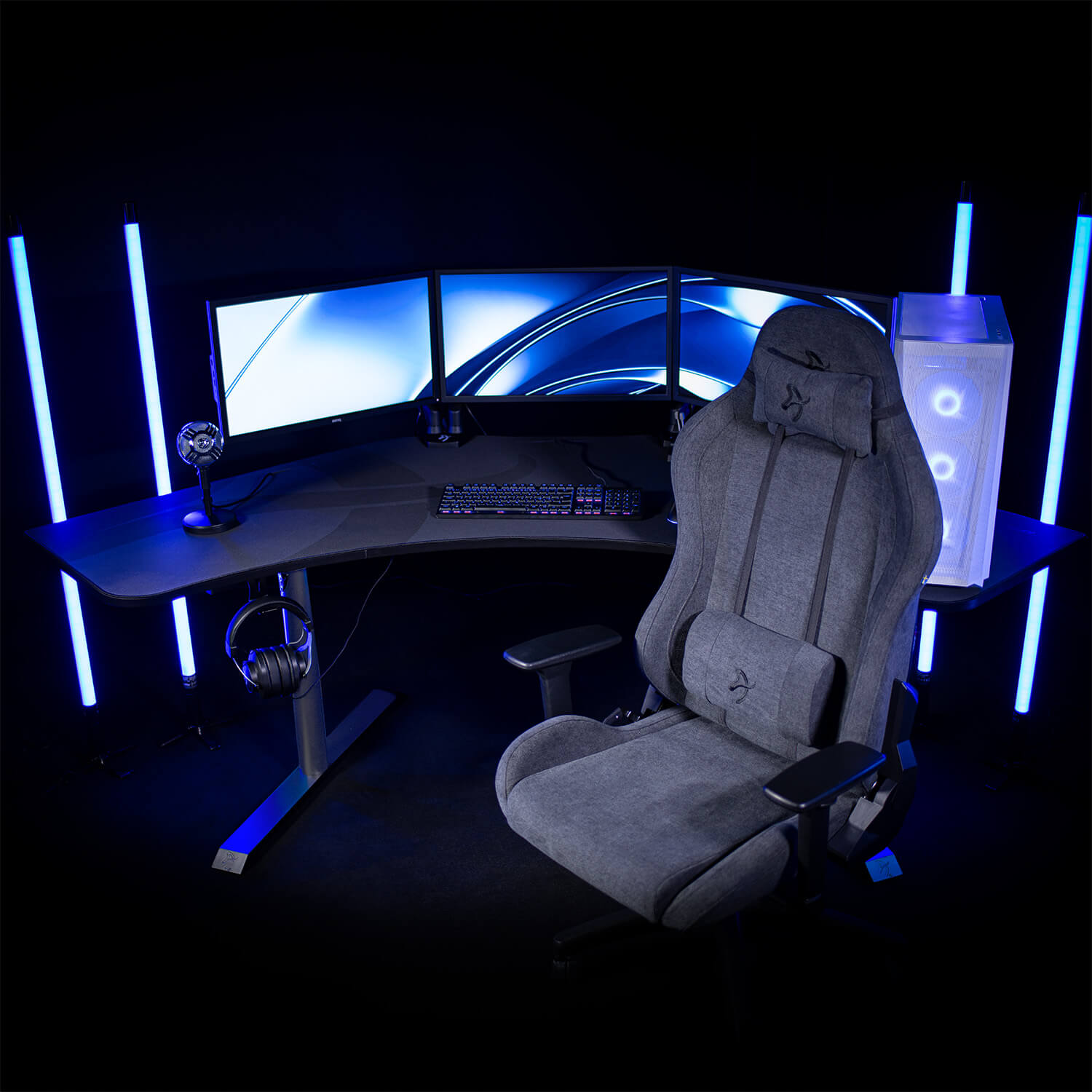arozzi-arena-angelo-gaming-tisch-ecke-pure-black image 2