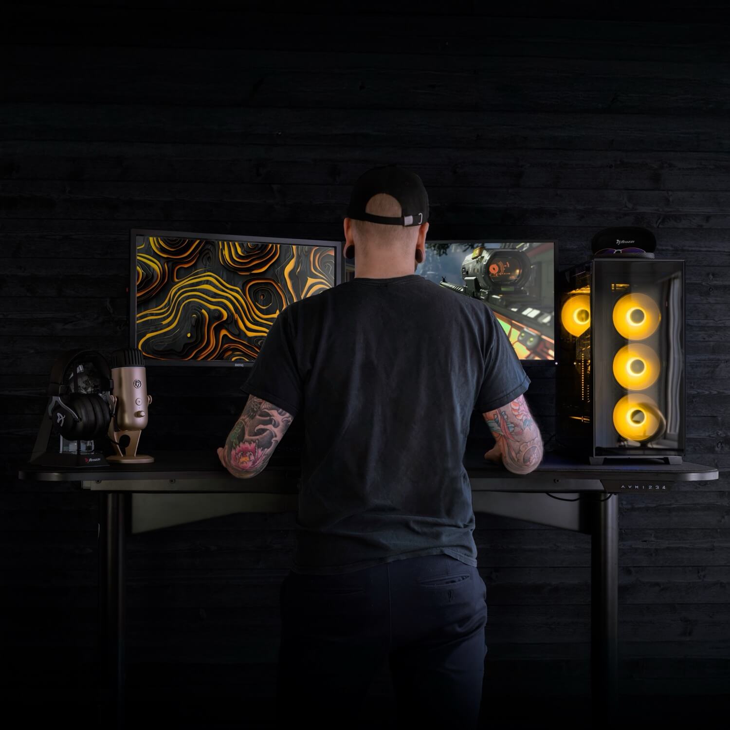 arozzi-arena-moto-gaming-schreibtisch-elektrisch-schwarz image 4