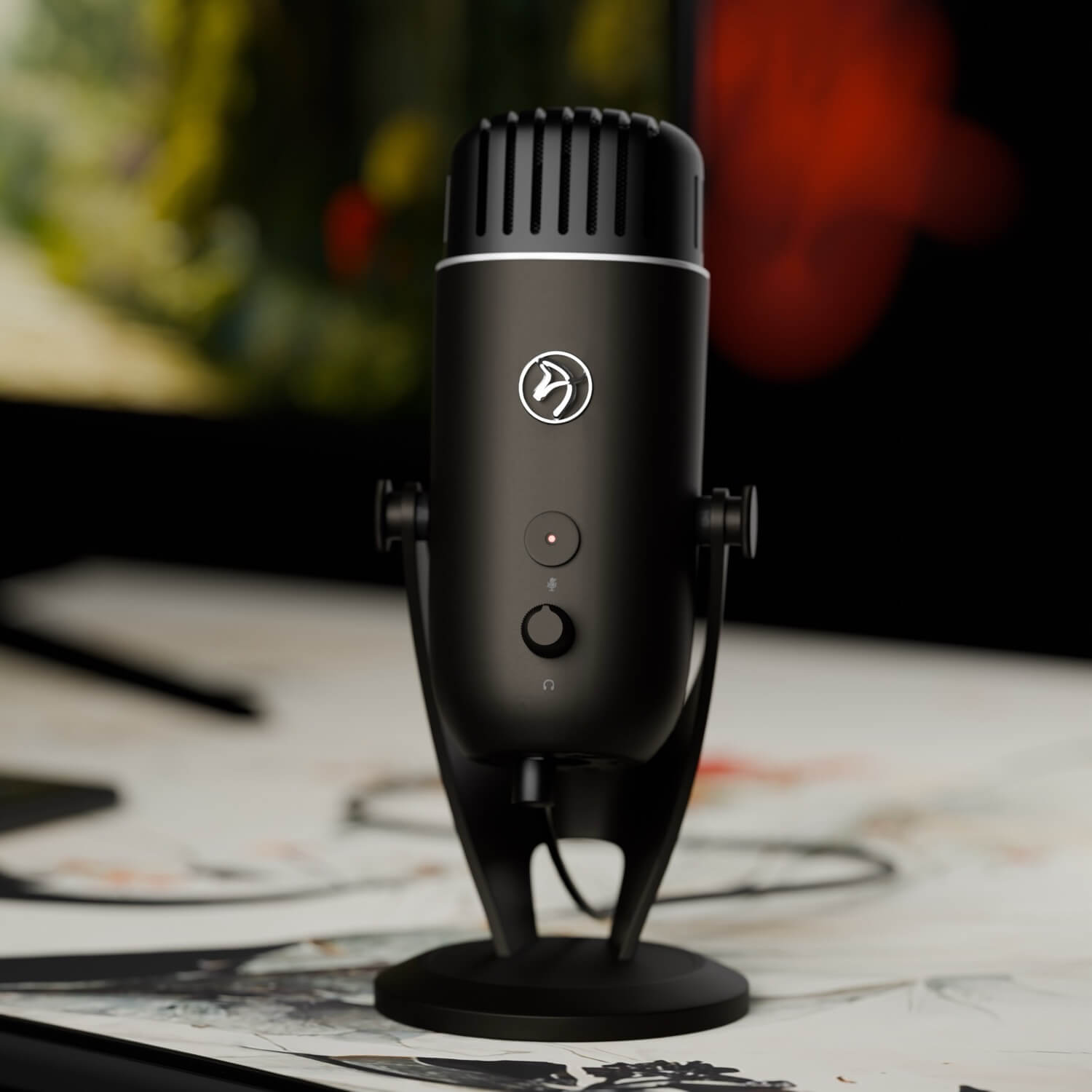 arozzi-colonna-mikrofon-usb-schwarz-f-r-streaming image 3
