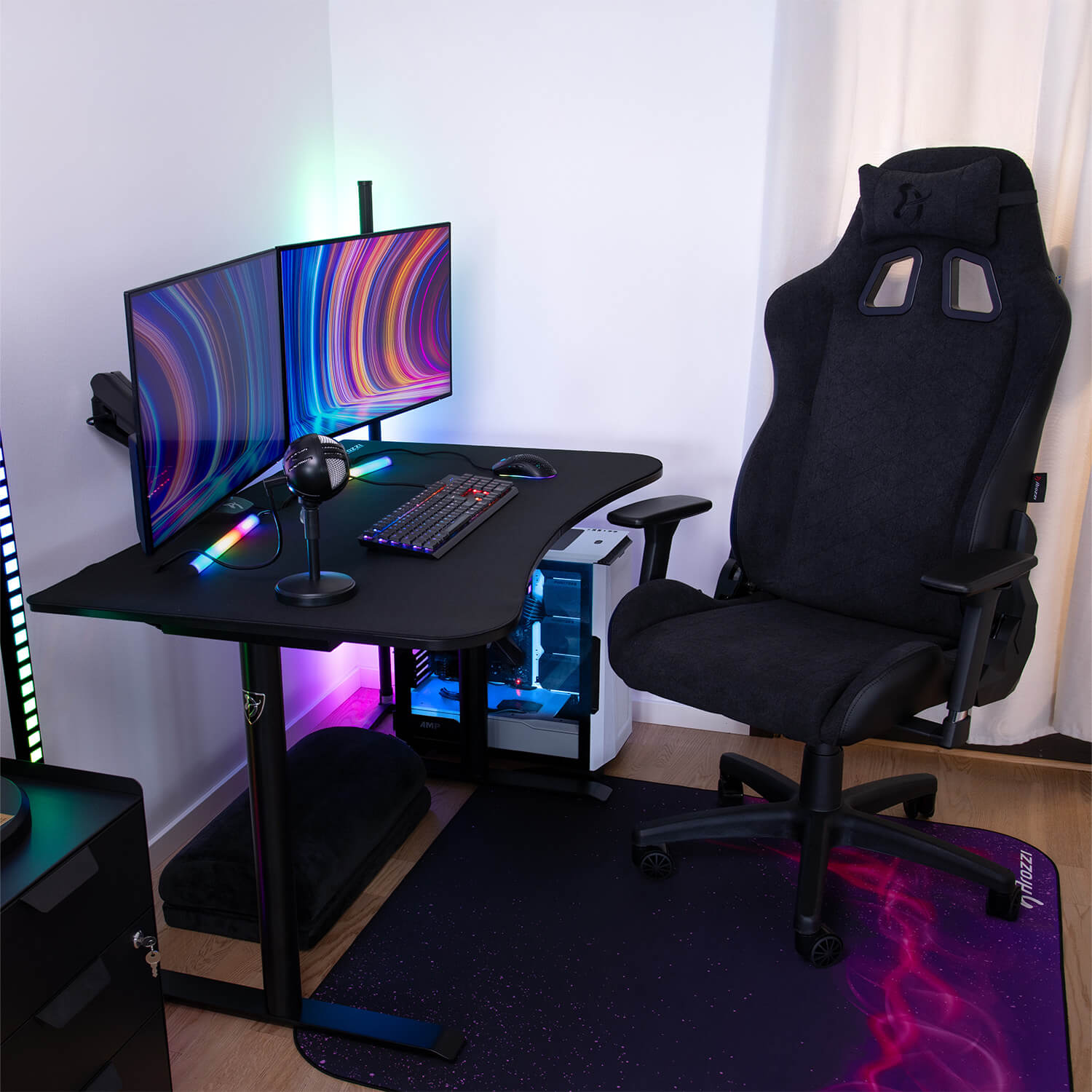 arozzi-arena-small-gaming-tisch-pure-black-kompakt image 5