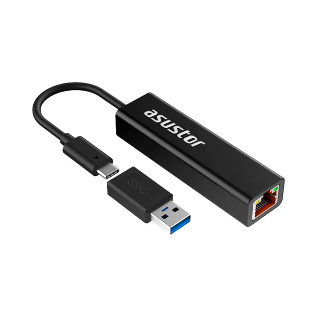 asustor-as-u2-5g2-usb-c-lan-adapter-2-5-gbe-aluminium image 1