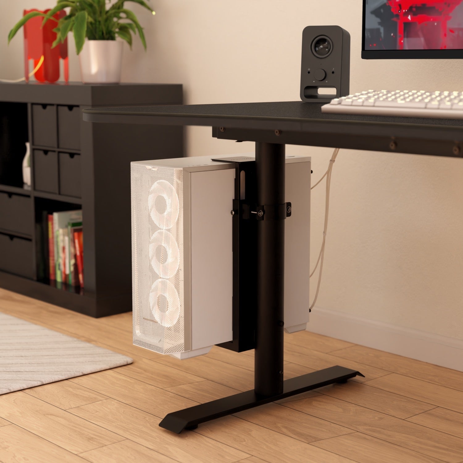 arozzi-arena-pc-mount-pc-halterung-schwarz-stahl image 2